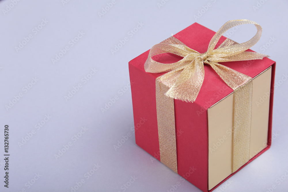 Gift boxes with bow on wood background Gift boxes with bow on wood background