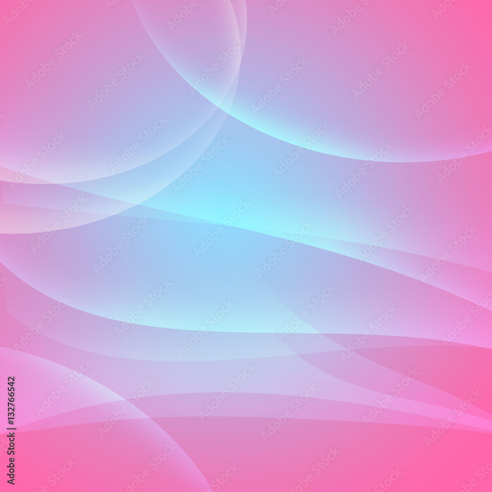 Abstract background with curves on pink and blue Abstract background with curves on pink and blue