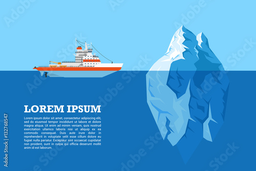 iceberg and ship