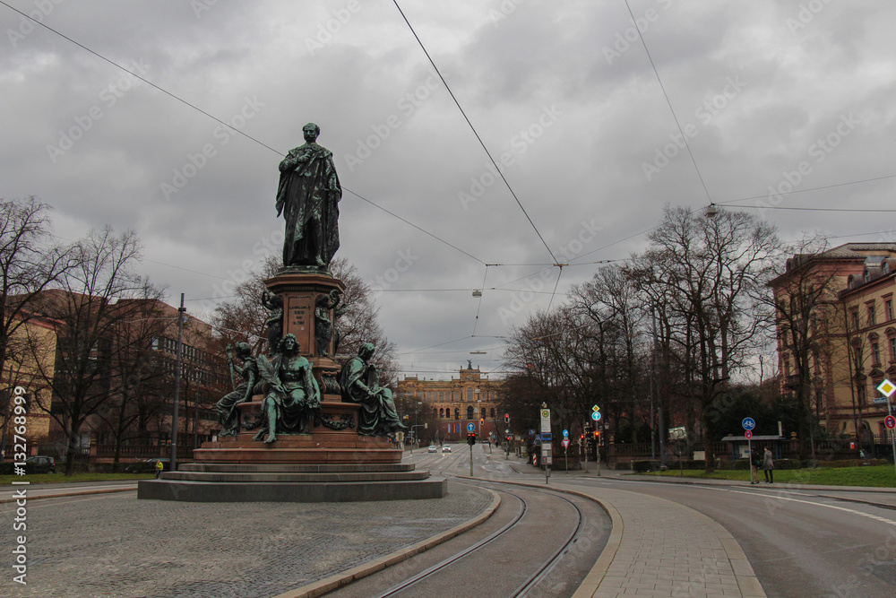 Fototapeta premium The Maxmonument, Monument of Maximilian II of Bavaria.