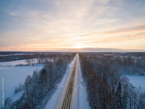 Winter road