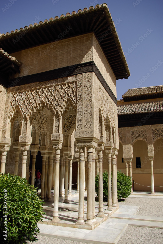 The andalusian gardens of Alhambra