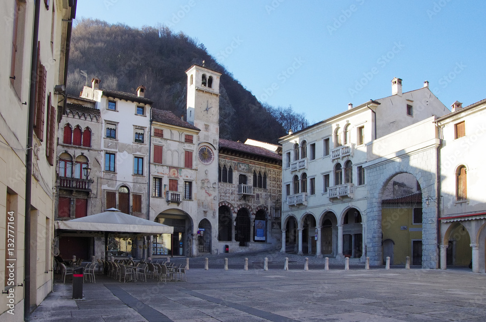The old district of Serravalle, one of the two old village formi