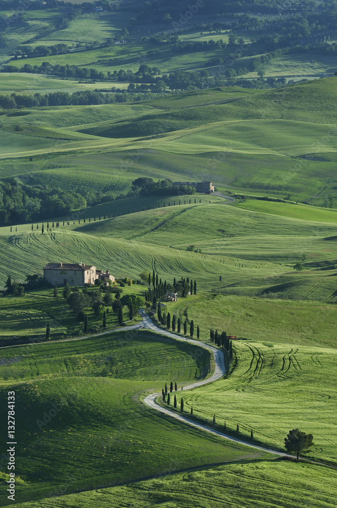 idyllic landscape in Tuscany, Italy