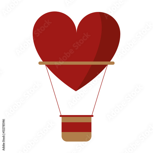 airballon heart love romantic classic vector illustration eps 10 photo