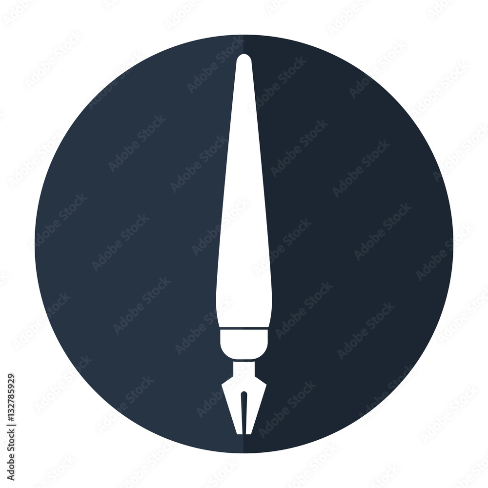 fountain pen write ink style work shadow vector illustration eps 10 fountain pen write ink style work shadow vector illustration eps 10