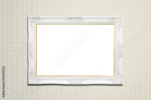 photo frame  on vintage wall