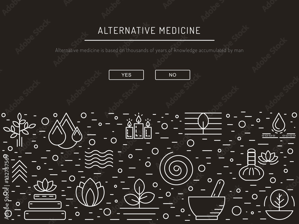 Vector image characters of alternative medicine. Ayurvedic body types. Holistic lifestyle and harmony with nature.