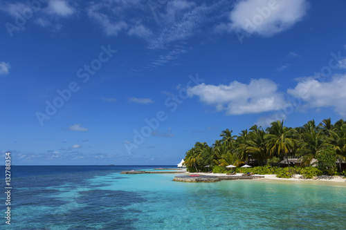 Beautiful tropical beach at maldives