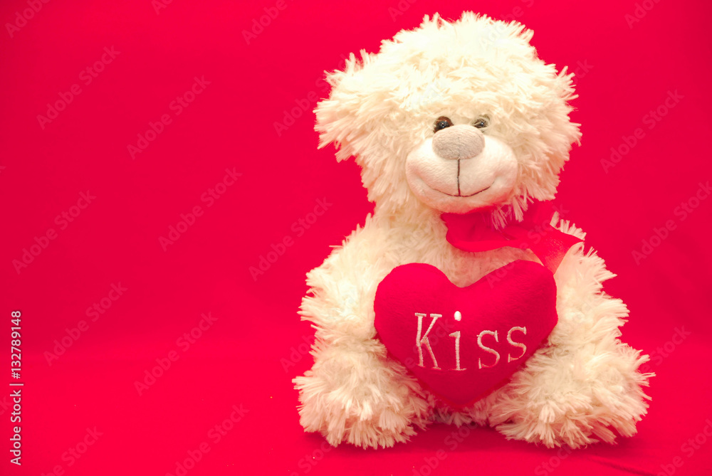 teddy bear with a heart in his hands teddy bear with a heart in his hands