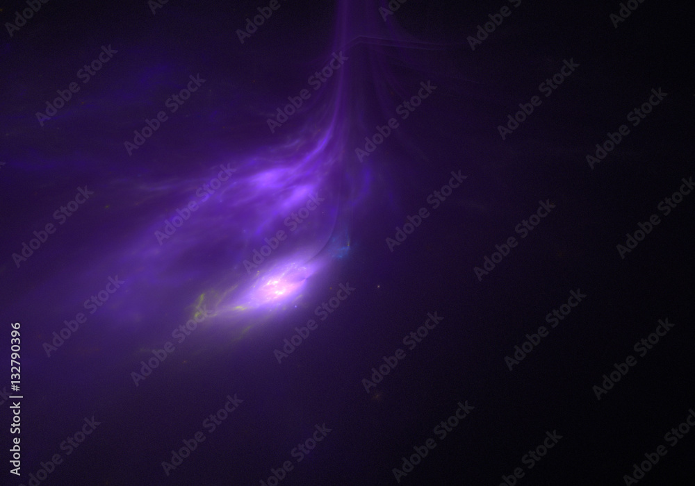 beautiful purple nebula universe background