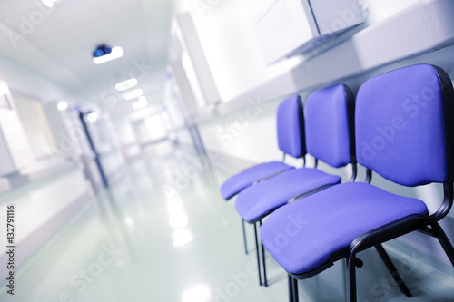 Group of chairs in medical building