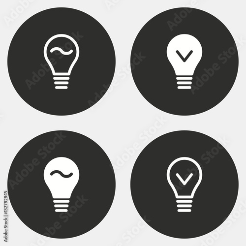 Lamp - vector icon.