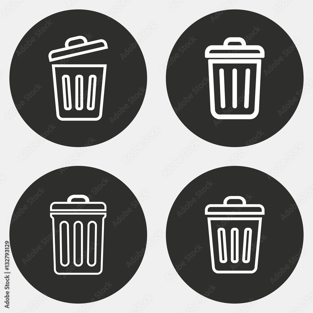 Bin - vector icon.