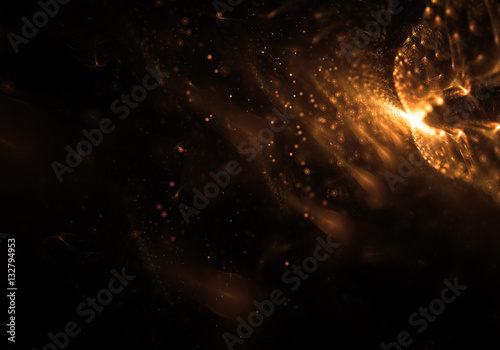 abstract glowing particles wallpaper