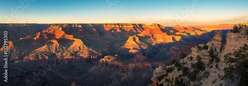 Fototapeta Naklejka Na Ścianę i Meble -  Beautiful panorama of Grand Canyon at Sunset, Arizona.
