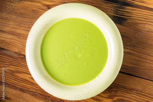 cream soup puree of green peas