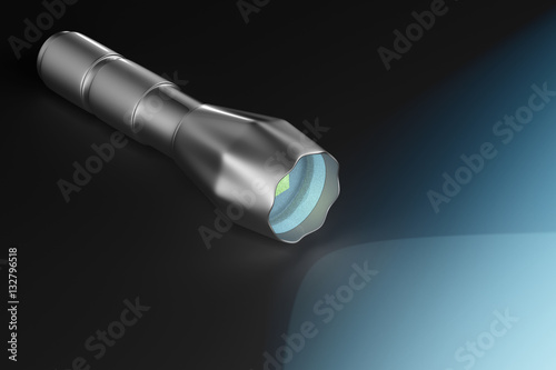 LED small lamp on white bac...
