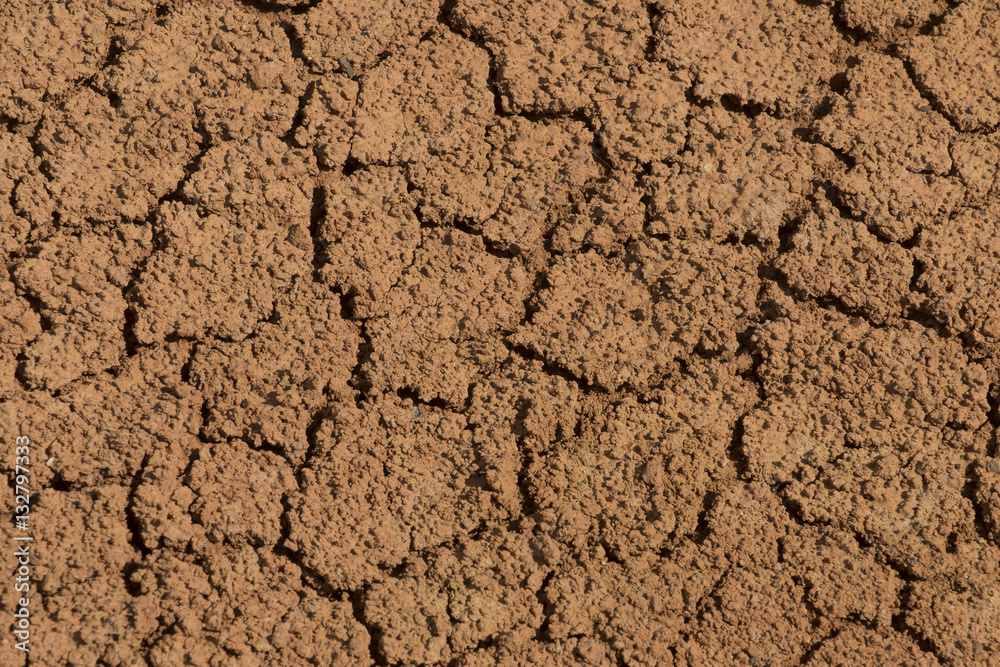 Background of red clay
