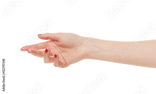 Woman open hand