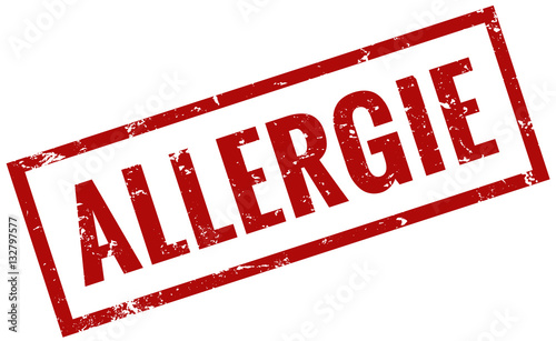 Allergie Stempel rot 