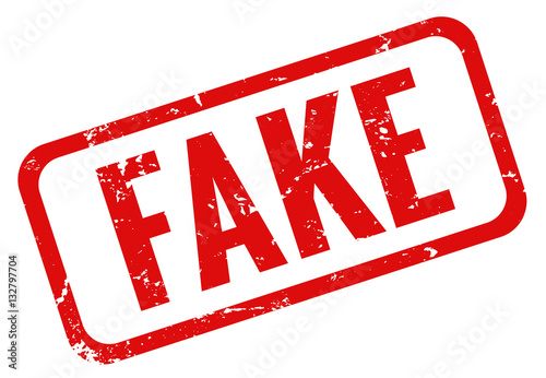 Fake Stempel rot 