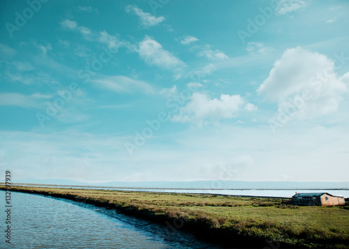 Cabin on a Peninsula.  San Francisco Bay