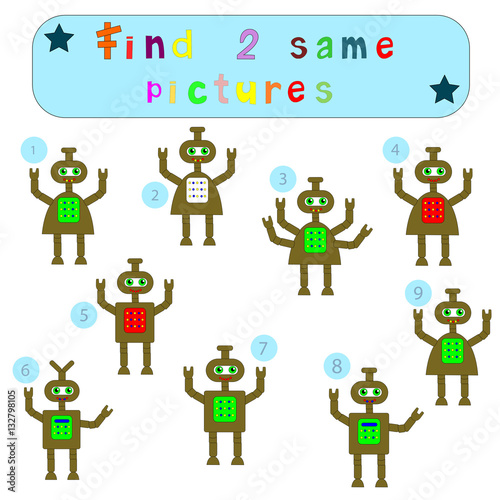 Children Logic develops an educational game  Find 2 same picture