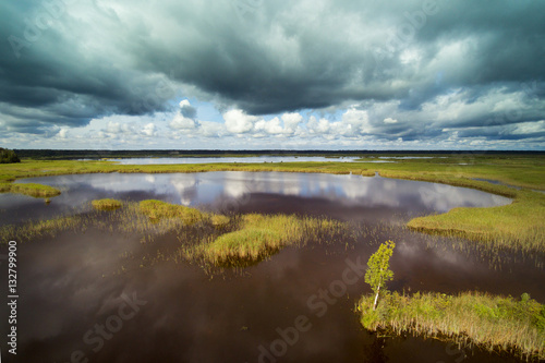 Lake in Kemeri National park, Latvia.