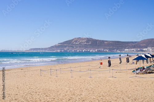 Beach of Agadir, Morocco