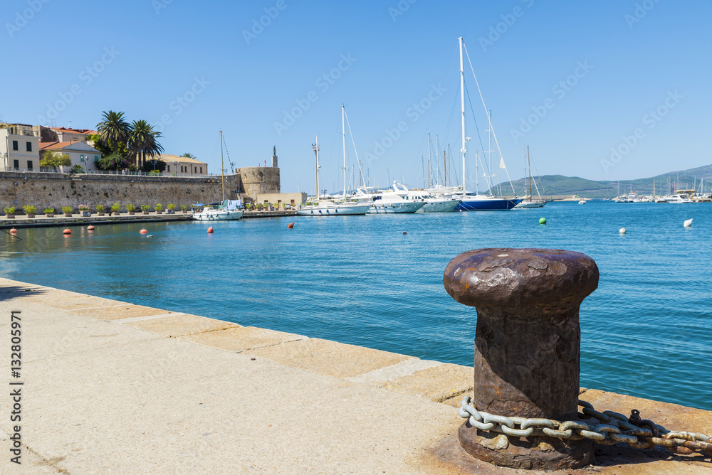 Leisure port in Alghero, Sardinia, Italy Leisure port in Alghero, Sardinia, Italy