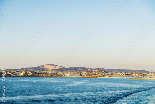 Port of Porto Torres in Sardinia, Italy