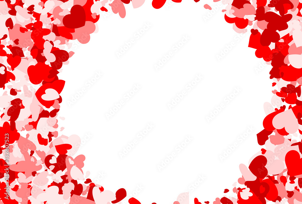 Love valentine's background with hearts. Love valentine's background with hearts.
