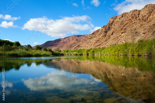 Placid View With Reflections Orange River, Richtersveld