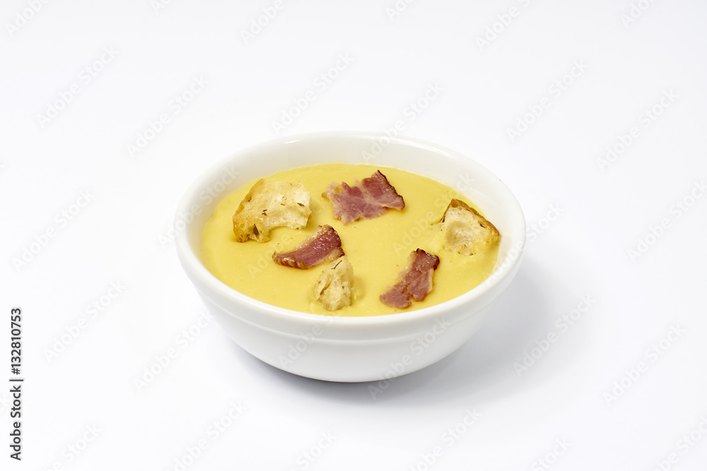 pumpkin cream soup with bacon pumpkin cream soup with bacon