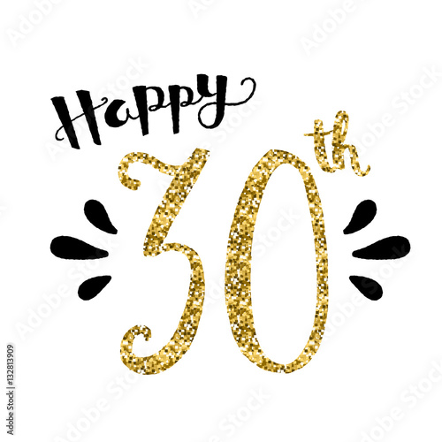 "HAPPY 30th BIRTHDAY" Card
