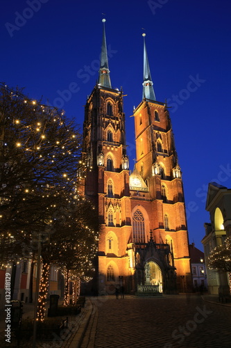 Historic Saint John the Baptist Cathedral in Wroclaw, Poland