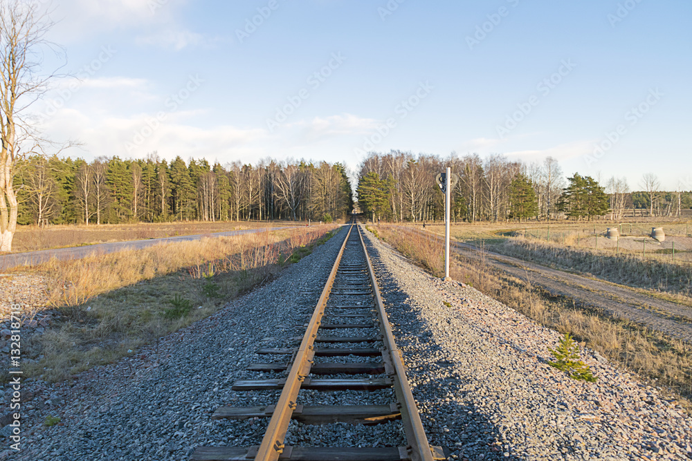 Naklejka premium På spåret