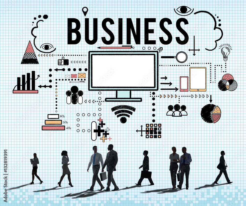 Fototapeta premium Branding Business Marketing Strategy Concept