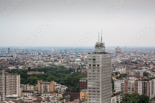 Obraz na płótnie Milan skyline