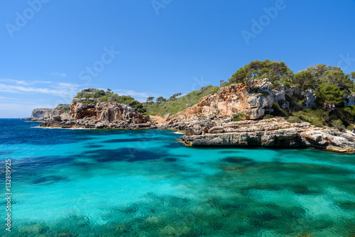 Calo Des Moro - beautiful bay of Mallorca  Spain