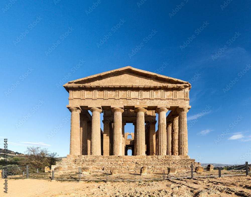 Temple at Valle dei Templi - Agrigento, Sicily