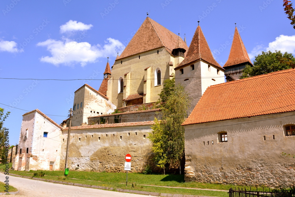  Fortified medieval church Biertan, Transylvania, having been on the list of UNESCO World Heritage Sites since 1993.