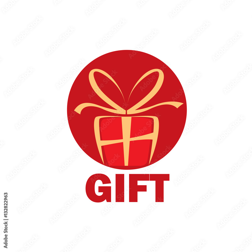 vector logo box with gifts vector logo box with gifts