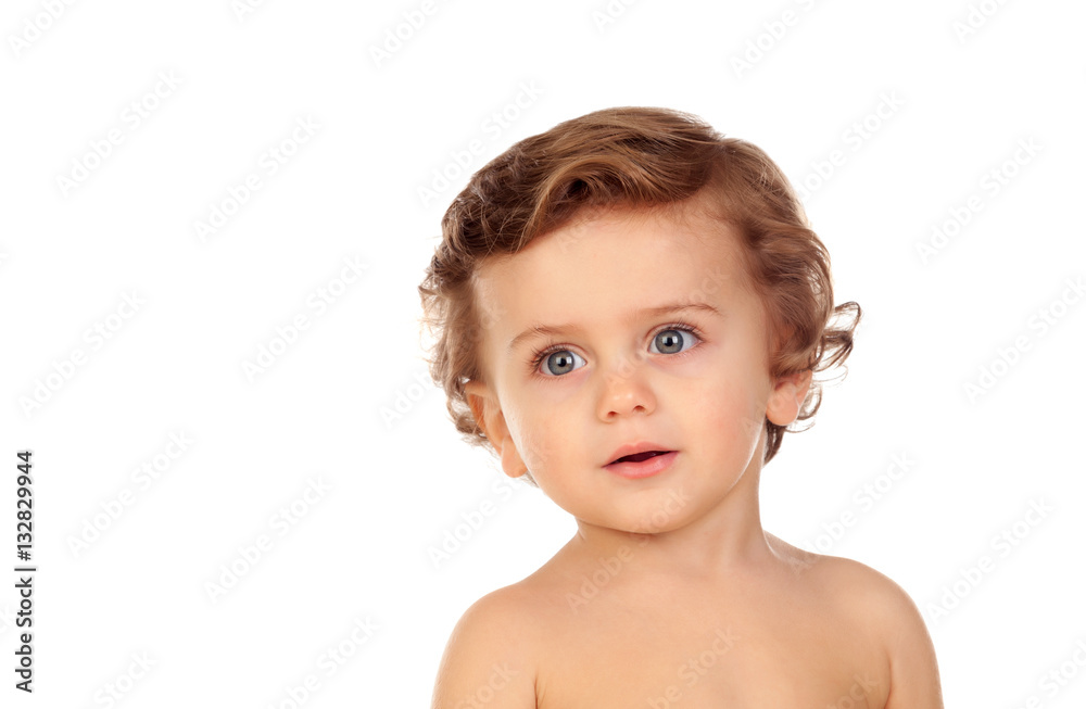 Baby with blue eyes Baby with blue eyes