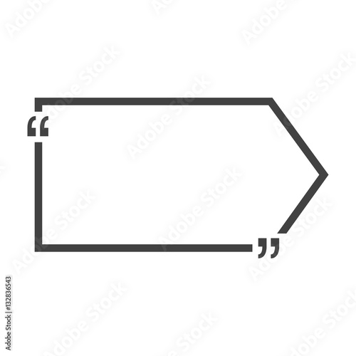 Quote bubble blank templates. Empty business card, paper sheet, information, text. Print design Vector illustration