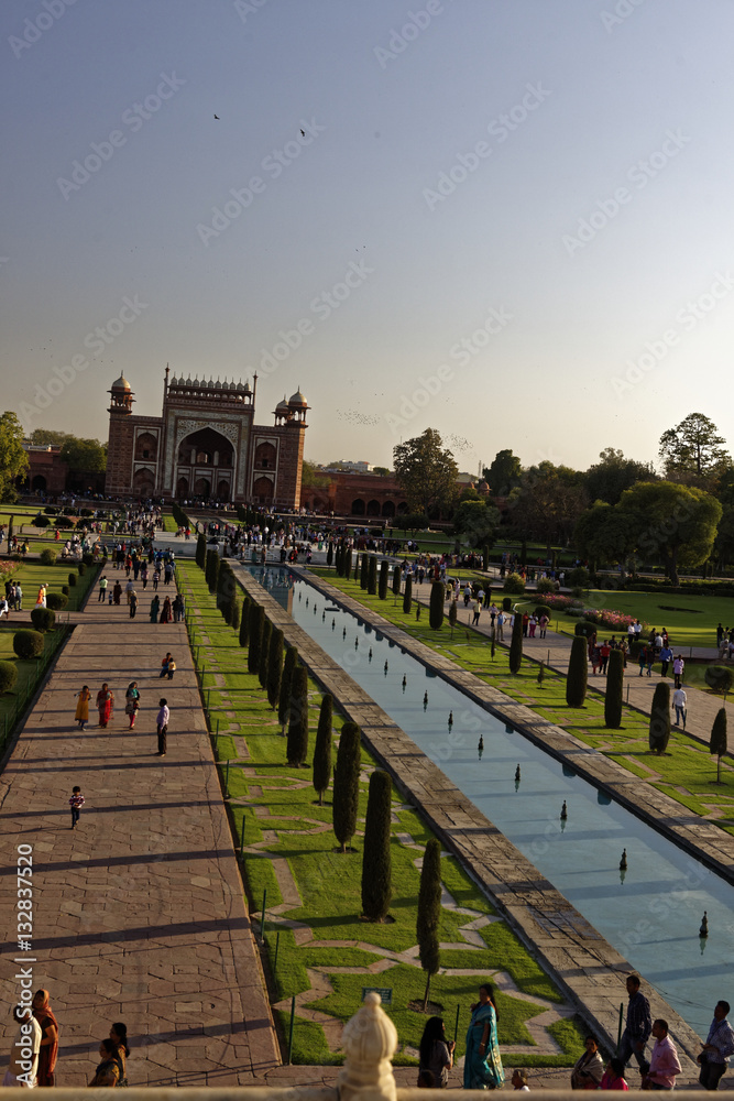 view of the main door Taj Mahal