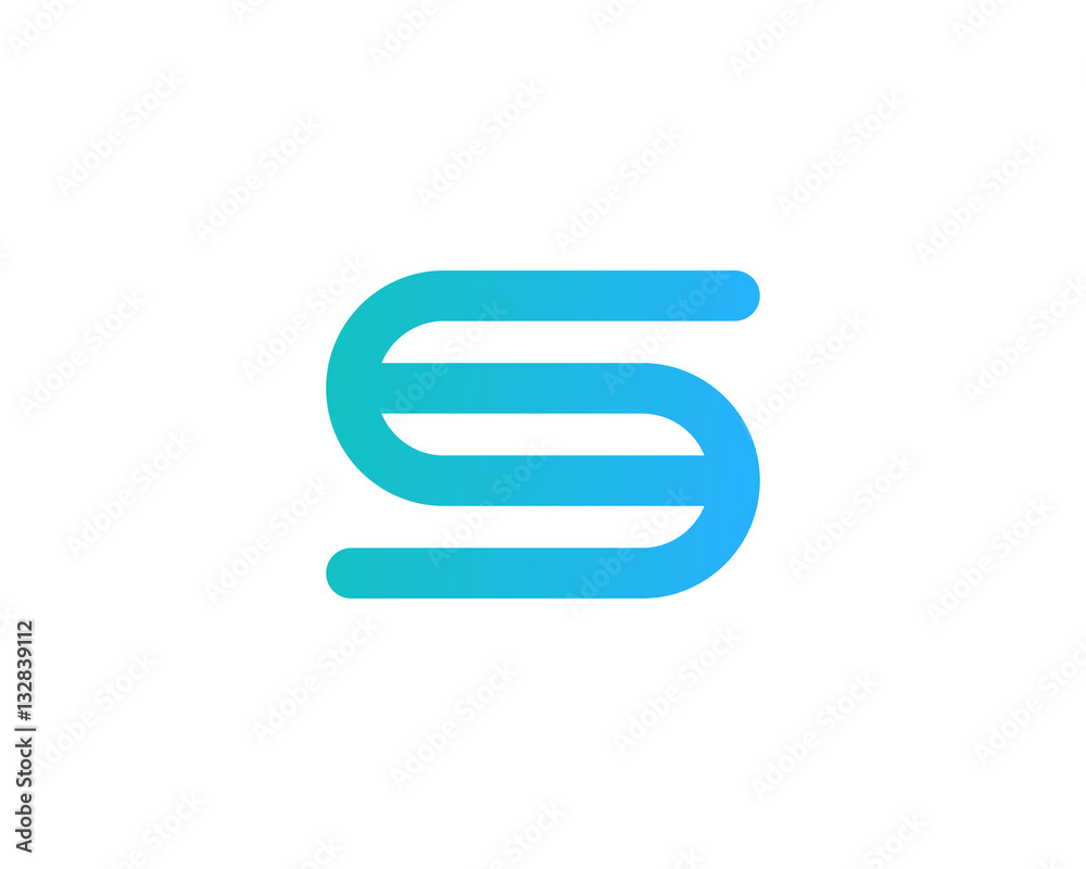 Initial Letter S Monogram Logo Design Element Initial Letter S Monogram Logo Design Element