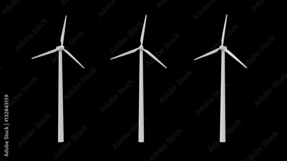 wind power plant with an alpha channel wind power plant with an alpha channel