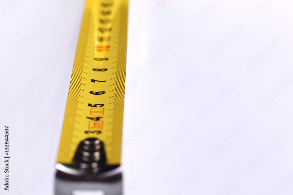 The tape measure or ruler The tape measure or ruler